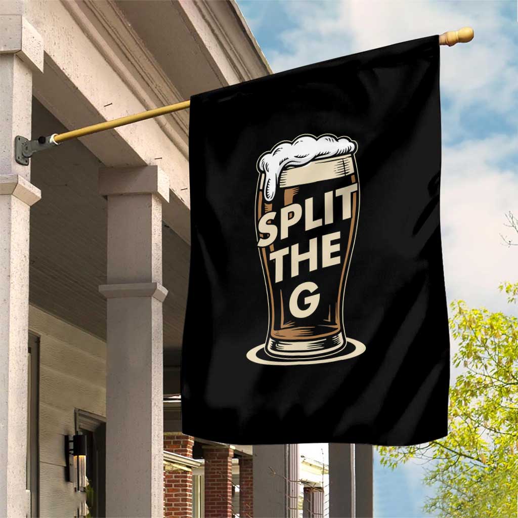 Funny Irish Beer Slit The G Garden Flag Stout Beer Drinking Lover TS11 Print Your Wear