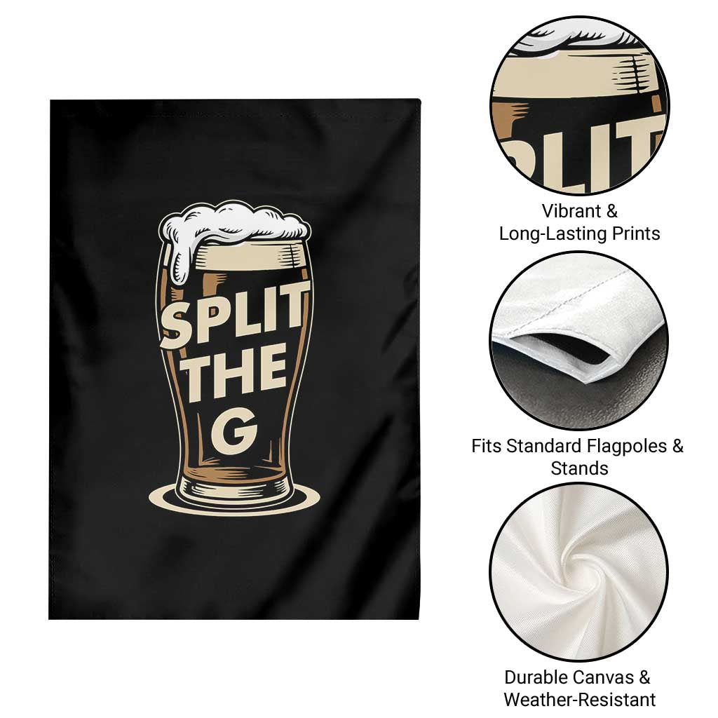 Funny Irish Beer Slit The G Garden Flag Stout Beer Drinking Lover TS11 Print Your Wear