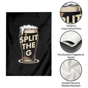 Funny Irish Beer Slit The G Garden Flag Stout Beer Drinking Lover TS11 Print Your Wear