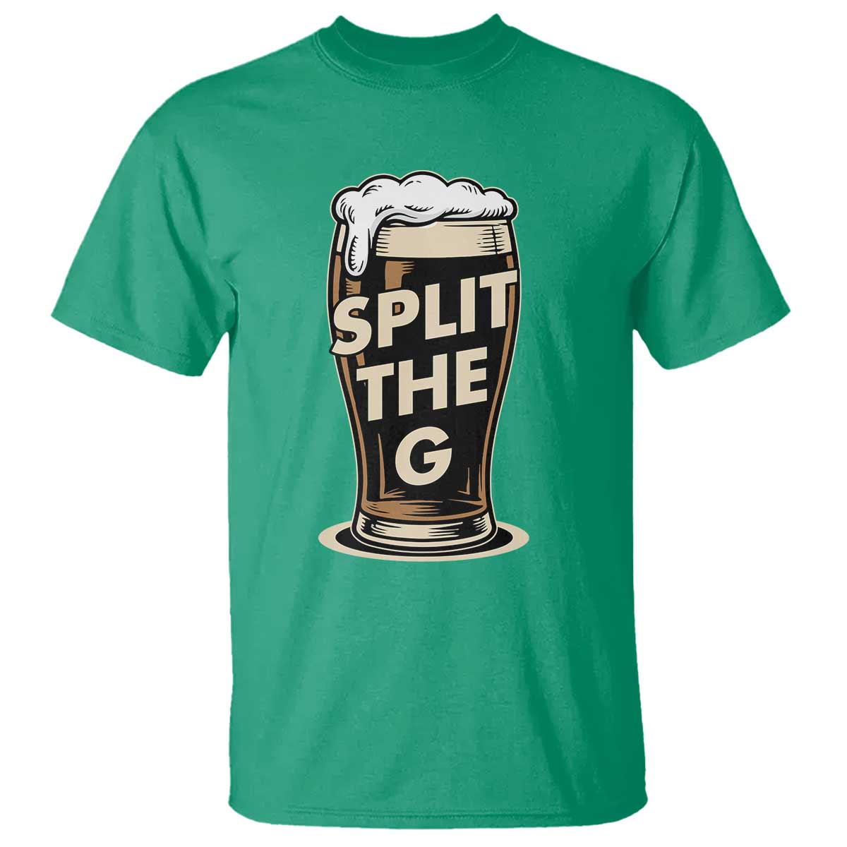 Funny Irish Beer Slit The G T Shirt Stout Beer Drinking Lover TS11 Irish Green Print Your Wear