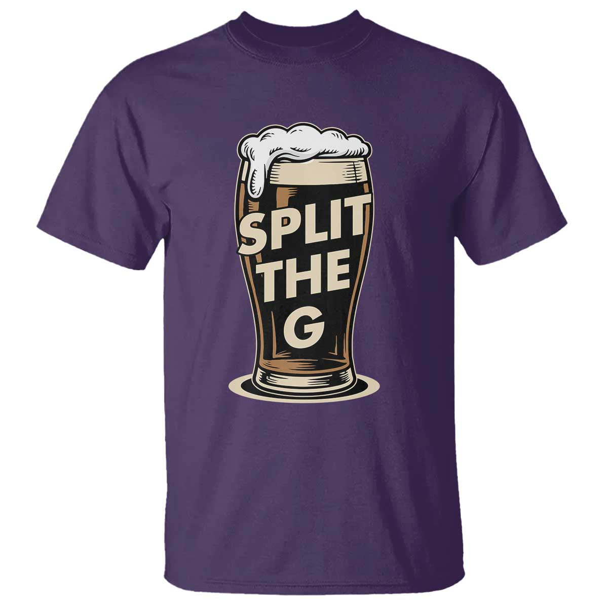 Funny Irish Beer Slit The G T Shirt Stout Beer Drinking Lover TS11 Purple Print Your Wear