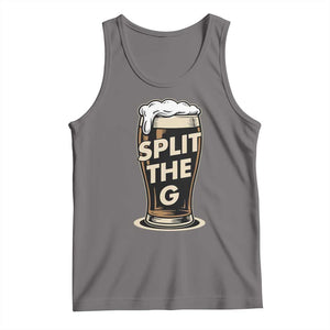 Funny Irish Beer Slit The G Tank Top Stout Beer Drinking Lover TS11 Deep Heather Print Your Wear