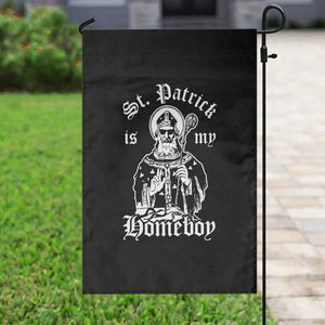 Saint Patrick Is My Homeboy Garden Flag Funny St Patricks Day TS11 Print Your Wear