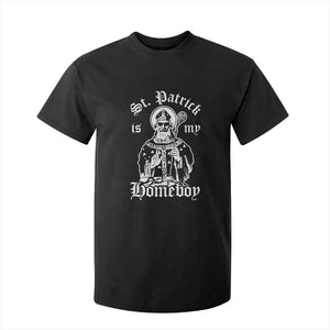 Saint Patrick Is My Homeboy T Shirt For Kid Funny St Patricks Day TS11 Black Print Your Wear