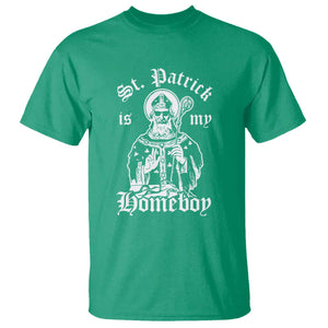 Saint Patrick Is My Homeboy T Shirt - Funny St Patricks Day TS11 Irish Green Print Your Wear
