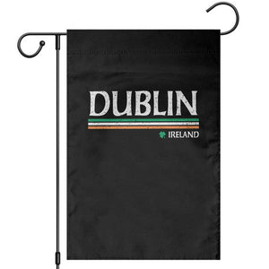 Dublin Ireland Garden Flag Ireland Flag Souvenirs St Patricks Day Shamrock TS11 Black Print Your Wear