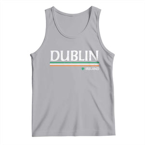 Dublin Ireland Tank Top Ireland Flag Souvenirs St Patricks Day Shamrock TS11 Athletic Heather Print Your Wear