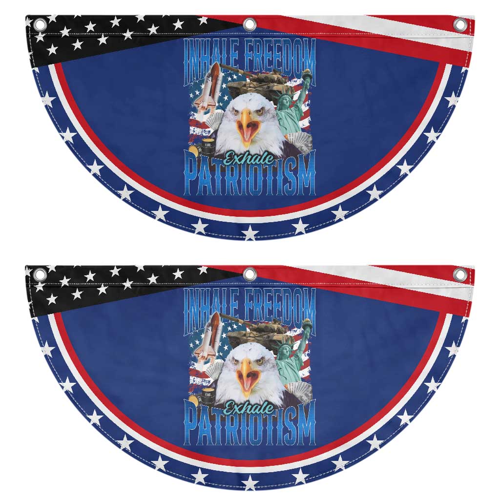 Funny Inhale Freedom Exhale Patriotism Patriotic Fan Flag American Pride Eagle 4th Of July TS11 2pcs pack Classic Navy Print Your Wear