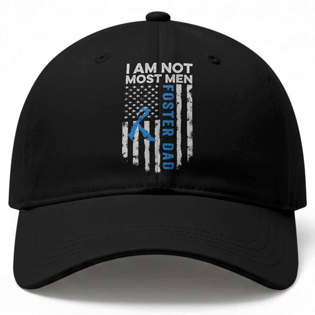 Funny Foster Parent Foster Dad Baseball Cap I Am Not Most Men American Flag TS11 Print Your Wear