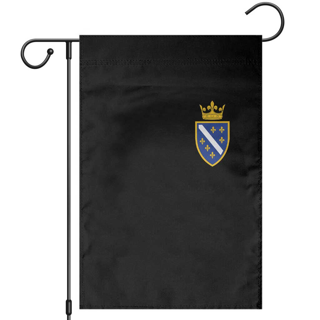 Bosnia and Herzegovina Flag Emblem with Crown Garden Flag TS11 Black Print Your Wear