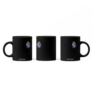 Bosnia and Herzegovina Flag Emblem with Crown Coffee Mug TS11 Print Your Wear