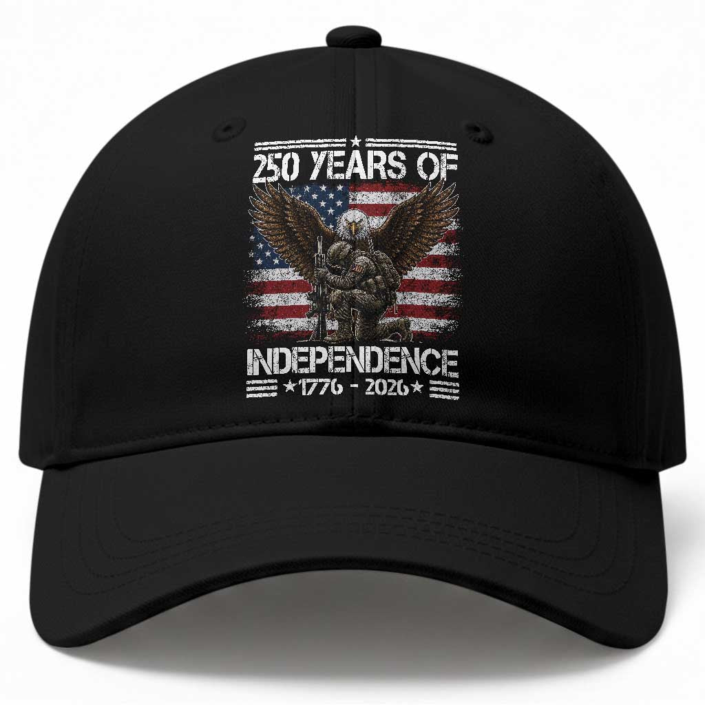 250 Years Of Independence Military Army Baseball Cap 250th Anniversary USA Bald Eagle TS11 Print Your Wear