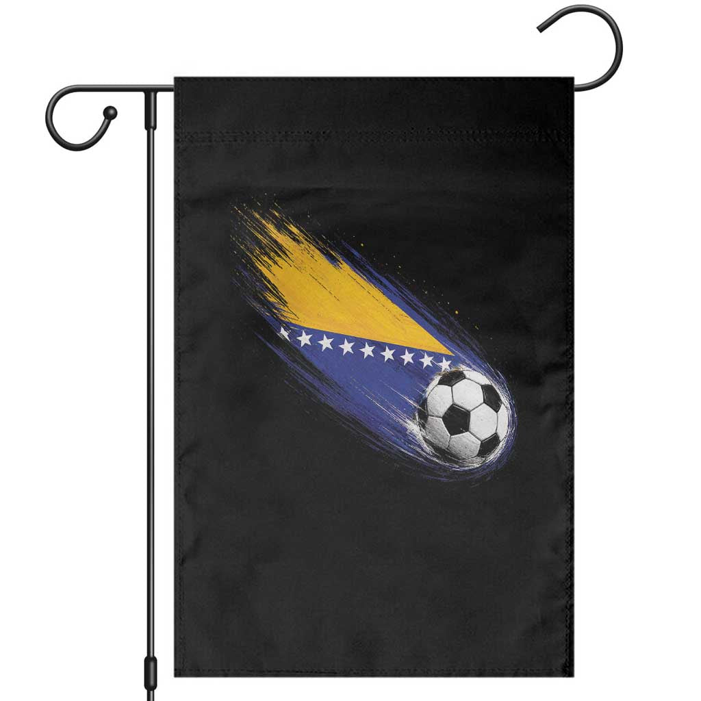 Bosnia and Herzegovina Soccer Lover Bosnian Flag Garden Flag TS11 Black Print Your Wear