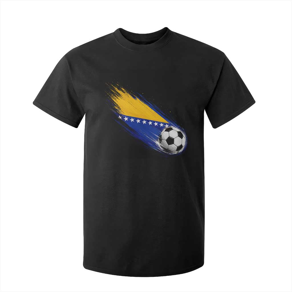 Bosnia and Herzegovina Soccer Lover Bosnian Flag T Shirt For Kid TS11 Black Print Your Wear