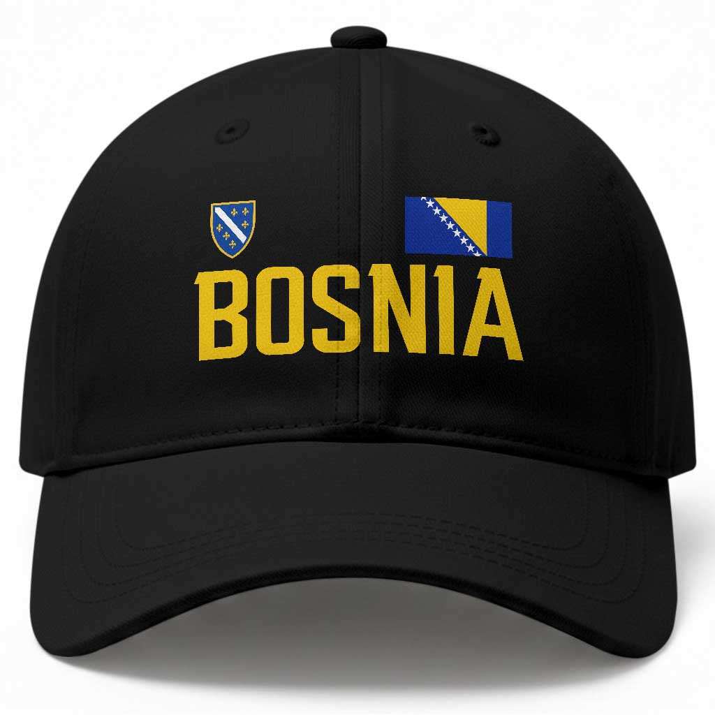 Bosnia and Herzegovina Pride Baseball Cap BiH Bosnian Flag Souvenirs TS11 Print Your Wear