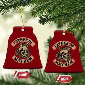Father Of Mayhem Ceramic Ornament Dad Snake Skull Fathers Day TS11 Print Your Wear