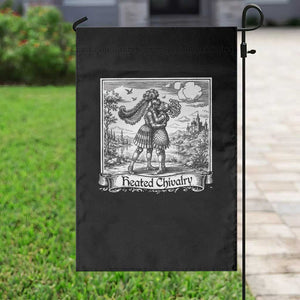 Heated Chivalry Medieval Knights Kissing LGBT Pride Garden Flag TS11 Print Your Wear