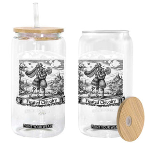 Heated Chivalry Medieval Knights Kissing LGBT Pride Glass Can TS11 Print Your Wear