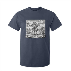 Heated Chivalry Medieval Knights Kissing LGBT Pride T Shirt For Kid TS11 Navy Print Your Wear
