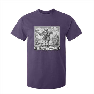Heated Chivalry Medieval Knights Kissing LGBT Pride T Shirt For Kid TS11 Purple Print Your Wear