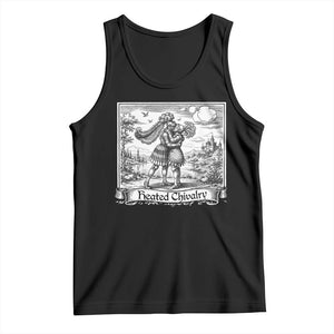 Heated Chivalry Medieval Knights Kissing LGBT Pride Tank Top TS11 Black Print Your Wear