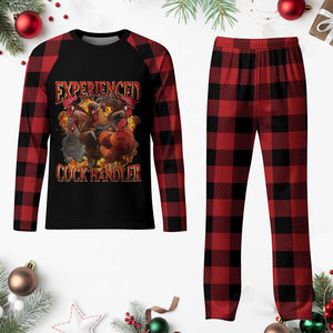 Funny Experienced Cock Handler Plaid Pajama Set Inappropriate Adult Humor Chicken TS11 Buffalo Plaid Print Your Wear