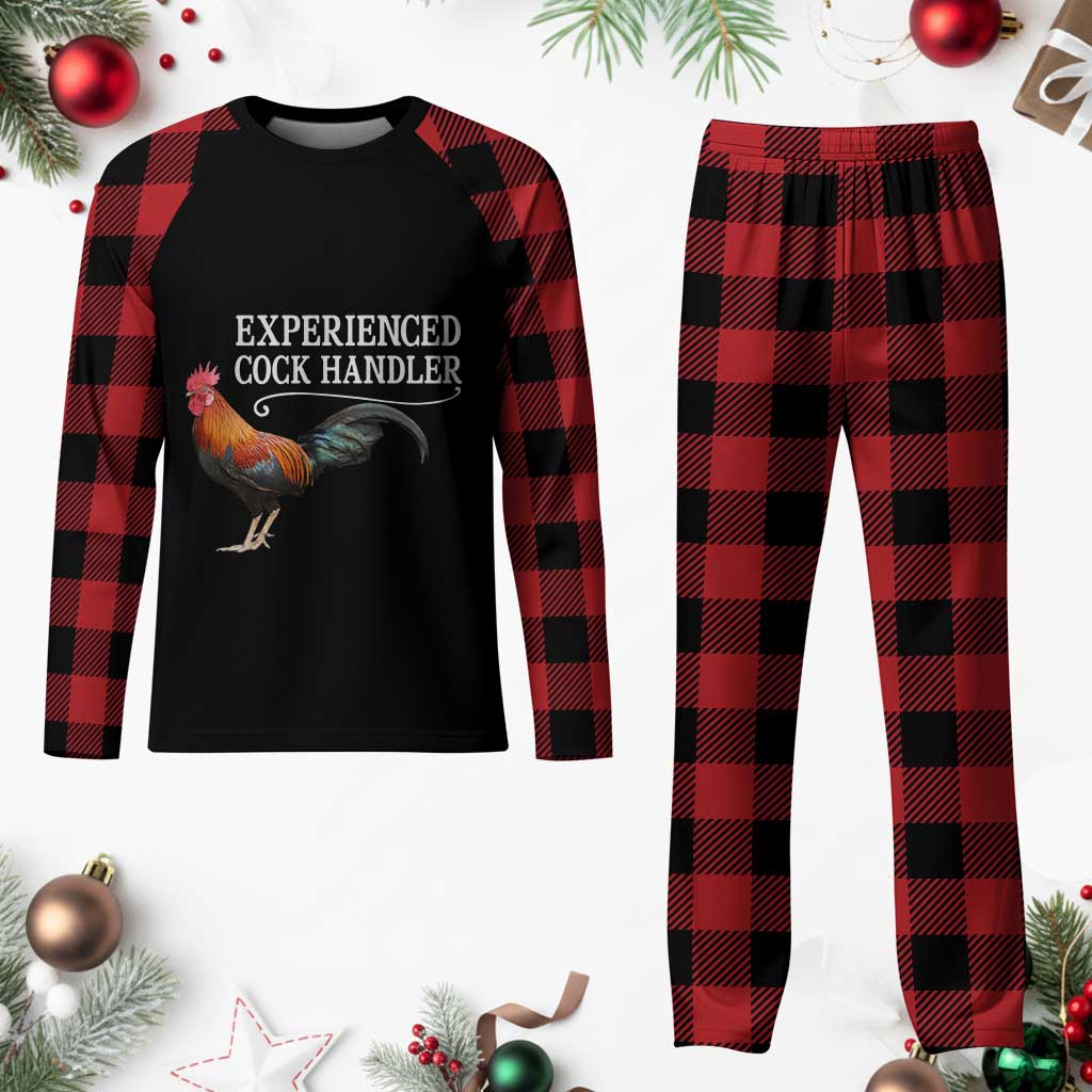 Funny Experienced Cock Handler Plaid Pajama Set Raunchy Inappropriate Adult Humor Chicken TS11 Buffalo Plaid Print Your Wear