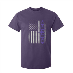 Haudenosaunee Iroquois USA Flag Native American T Shirt For Kid TS11 Purple Print Your Wear