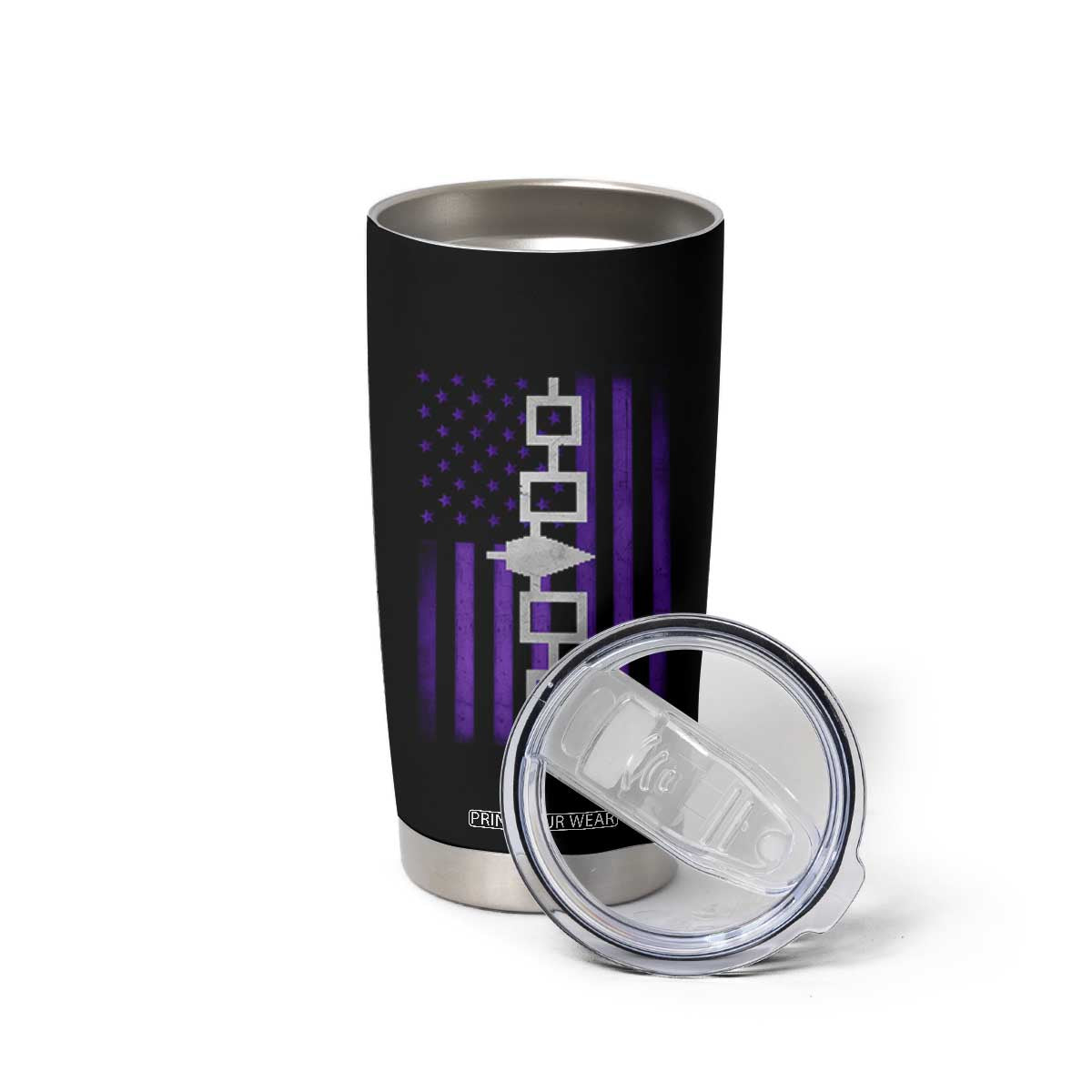 Haudenosaunee Iroquois Pride USA Flag Native American Tumbler Cup TS11 Print Your Wear