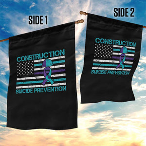 Construction Suicide Prevention Awareness Garden Flag Mental Health American Flag TS11 Print Your Wear