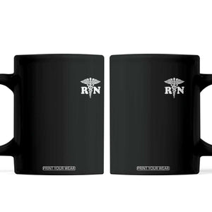 RN Registered Nurse Healthcare Caduceus Staff Coffee Mug