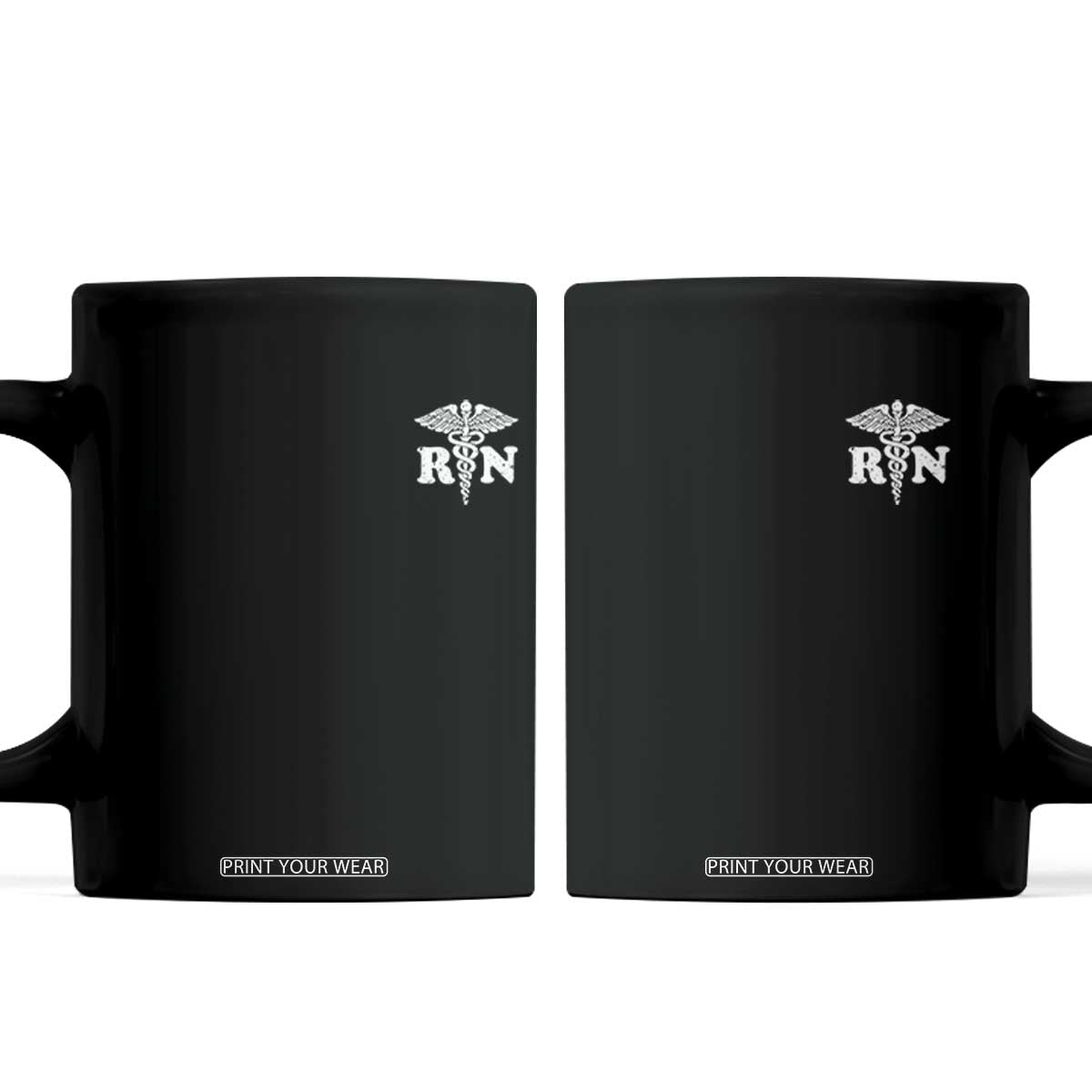 RN Registered Nurse Healthcare Caduceus Staff Coffee Mug