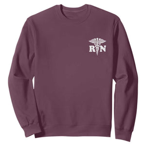 RN Registered Nurse Healthcare Caduceus Staff Sweatshirt