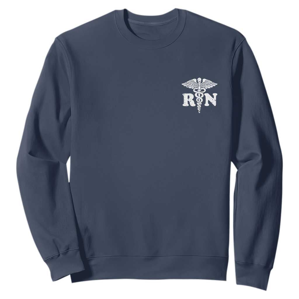 RN Registered Nurse Healthcare Caduceus Staff Sweatshirt