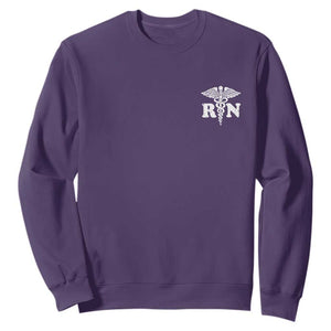 RN Registered Nurse Healthcare Caduceus Staff Sweatshirt