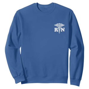 RN Registered Nurse Healthcare Caduceus Staff Sweatshirt