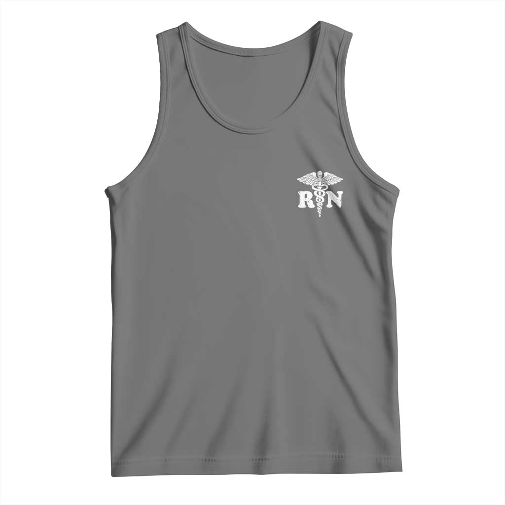 RN Registered Nurse Healthcare Caduceus Staff Tank Top