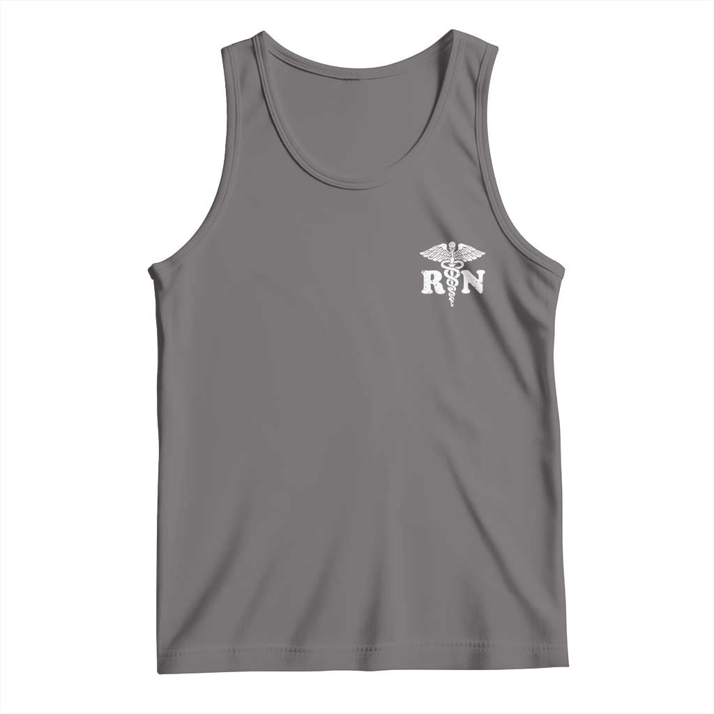 RN Registered Nurse Healthcare Caduceus Staff Tank Top