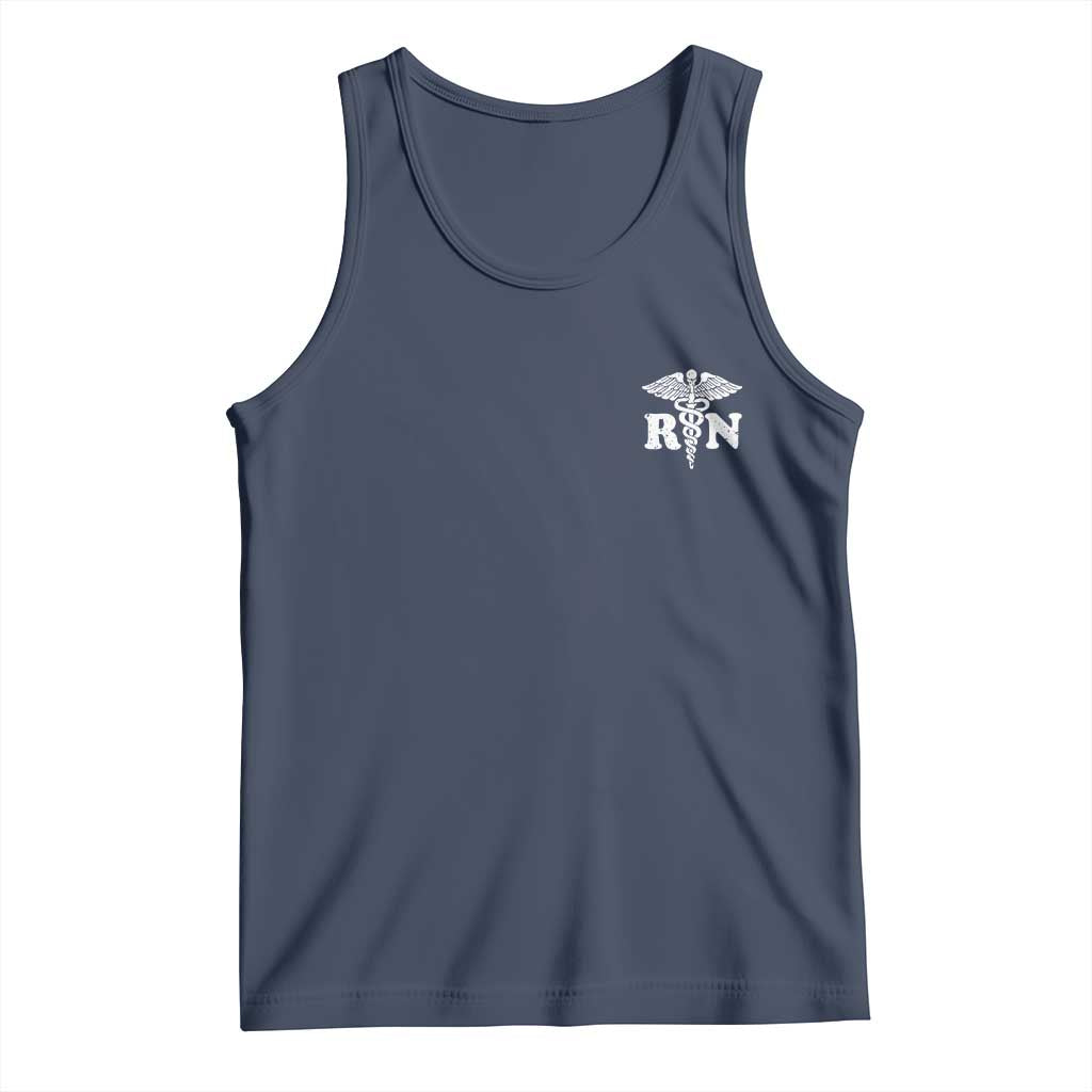 RN Registered Nurse Healthcare Caduceus Staff Tank Top