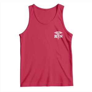 RN Registered Nurse Healthcare Caduceus Staff Tank Top