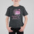 Breast Cancer Awareness T Shirt For Kid Flock you Cancer Flamingo Flower Pink Ribbon TS11 Black Print Your Wear