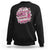 Breast Cancer Awareness Sweatshirt It Came We Fought I Won Boxing Gloves Pink Ribbon Flowers Leopard TS11 Black Print Your Wear