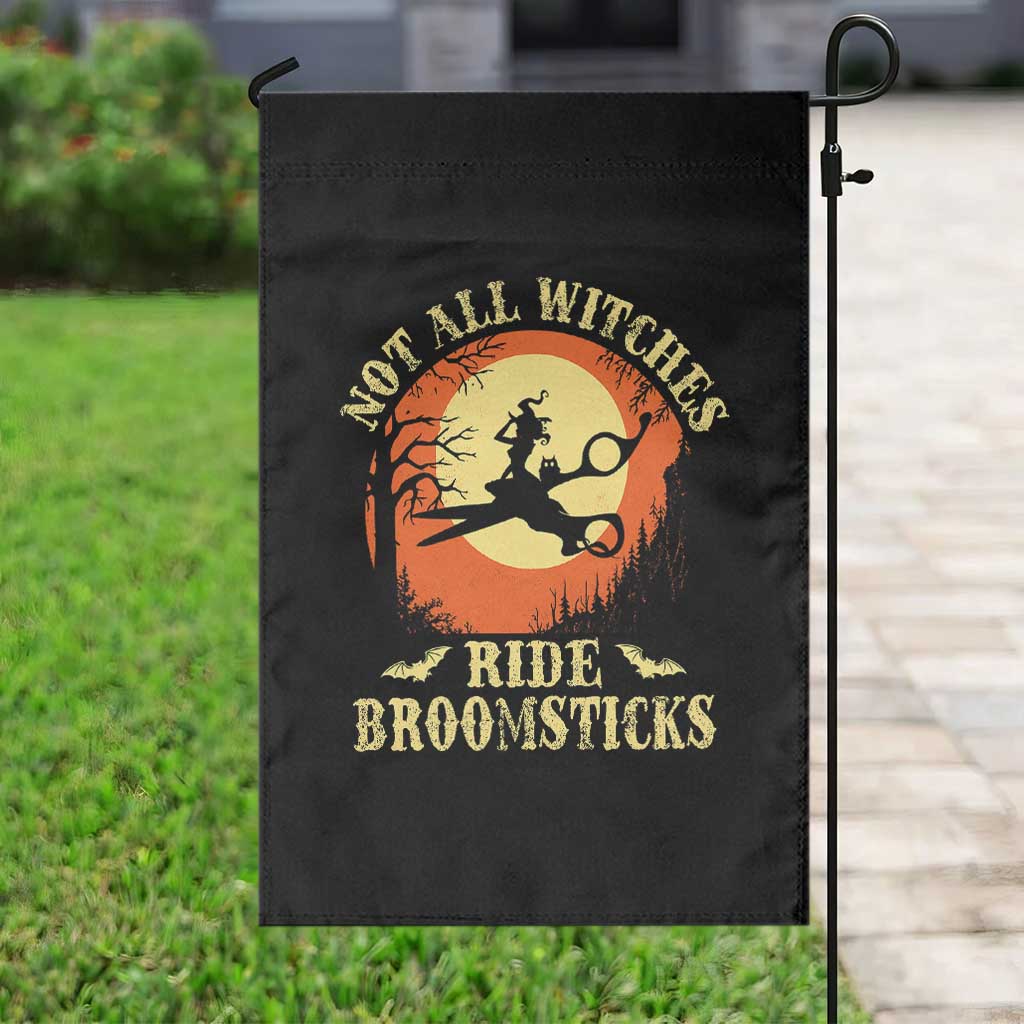 Funny Lesbian Witch Halloween Garden Flag Not All Witches Ride Broomsticks TS11 Print Your Wear