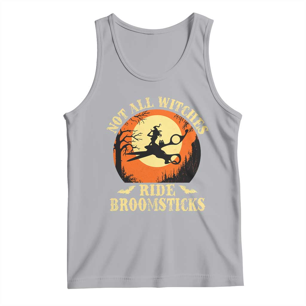 Funny Lesbian Witch Halloween Tank Top Not All Witches Ride Broomsticks TS11 Athletic Heather Print Your Wear