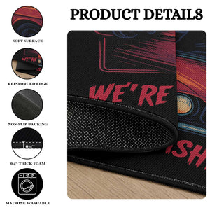 Funny Halloween Horror Slasher Round Rug Get In Loser We Are Going Slashing