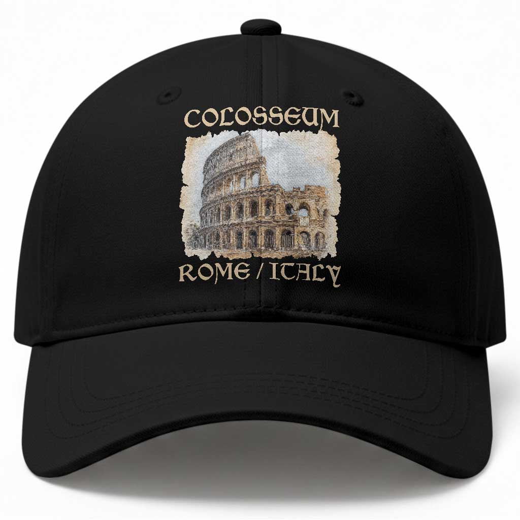 Rome Colosseum Italy Vintage Roman Amphitheatre Ancient Baseball Cap