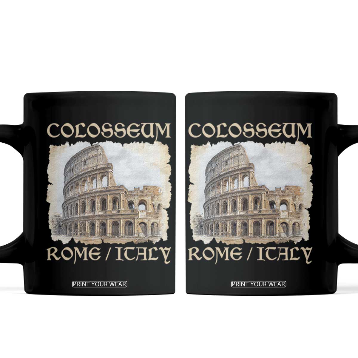 Rome Colosseum Italy Vintage Roman Amphitheatre Ancient Coffee Mug