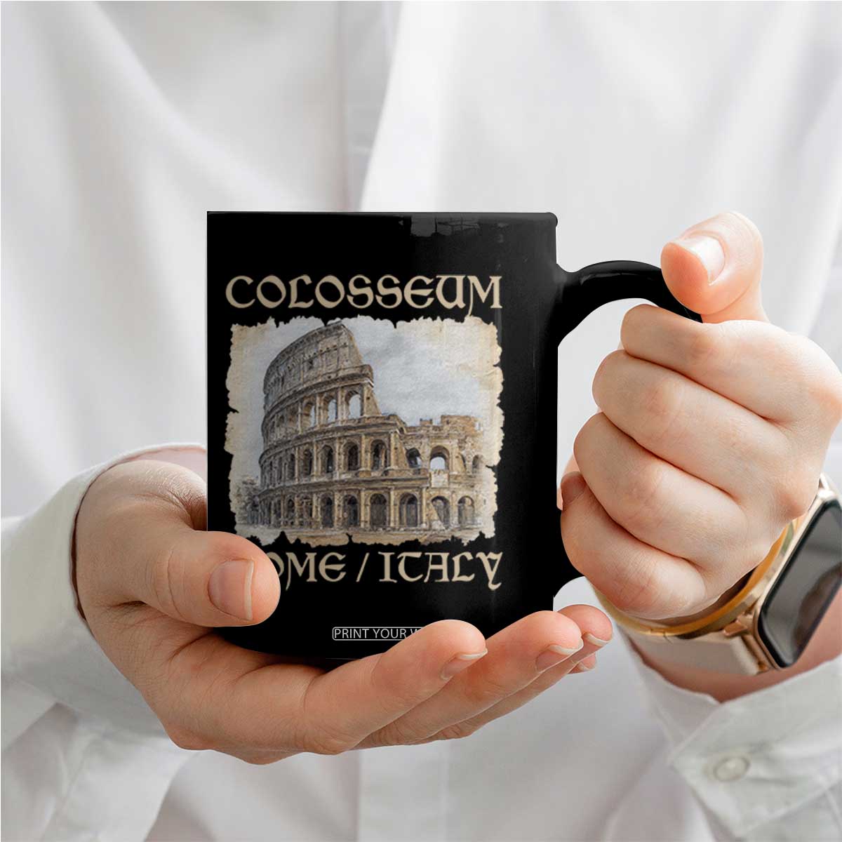 Rome Colosseum Italy Vintage Roman Amphitheatre Ancient Coffee Mug