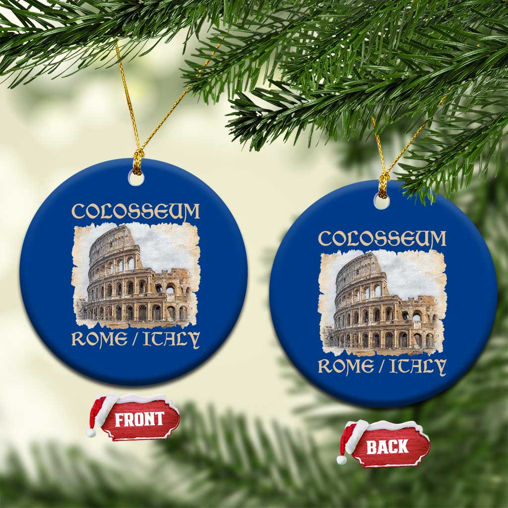 Rome Colosseum Italy Vintage Roman Amphitheatre Ancient Ceramic Ornament
