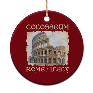 Rome Colosseum Italy Vintage Roman Amphitheatre Ancient Ceramic Ornament
